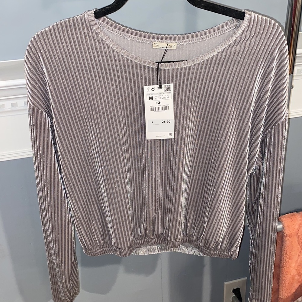 Zara cropped long sleeve